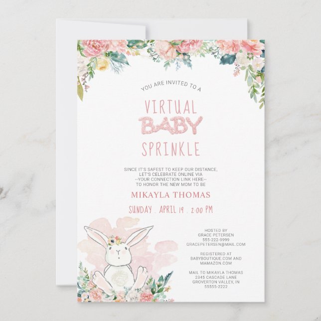 Niedliche, rosa, blühende, blühende Lichter Baby S (Vorderseite)