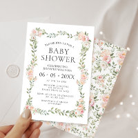Niedliche Rosa-Blumenkranz Böhmische Babydusche