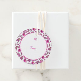 Niedliche Rosa Coole Girl-Dinge Geschenkanhänger