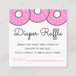 Niedliche Rosa Donuts Kinderduschmaschine Windelwa Begleitkarte