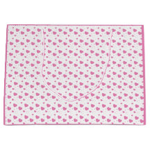 Niedliche rosa Herzen romantisches Muster