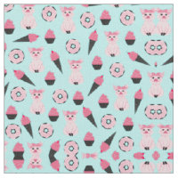 Niedliche Rosa Minze Piggy Donut Ice Creme Cone Mu