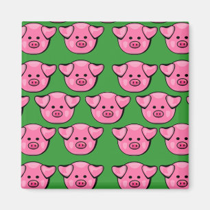 Niedliche rosa Pigmente Magnet