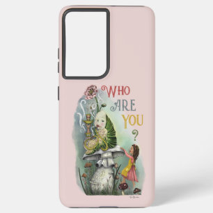 Niedliche rosa Raupe in der Alice im Wunderland Ku Samsung Galaxy Hülle