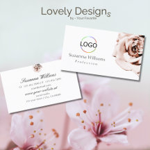 Niedliche Rosa Rose Schlicht weiß mit Logo einfach