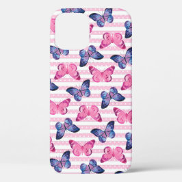 Niedliche rosa Schmetterlinge Case-Mate iPhone Hülle