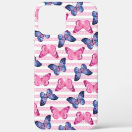 Niedliche rosa Schmetterlinge Case-Mate iPhone Hülle