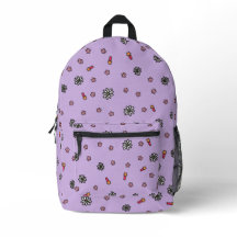 Niedliche rosa und weiße Blüten mit lila Sternen
