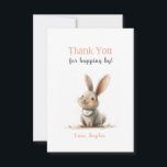Niedliche Rose Bunny Birthday Danke Karten<br><div class="desc">Diese niedlichen Dankeschön-Noten mit einem kleinen Hasen auf der Vorderseite sind perfekt für die Geburtstagsparty Ihres kleinen Mädchens!</div>