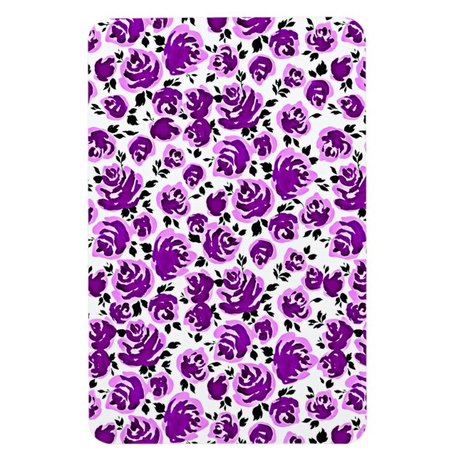Niedliche Rose Magnet (Vertikal)