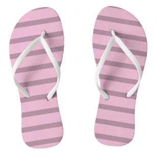 Niedliche Rose Rosa und Mauve Pair Flip Flops