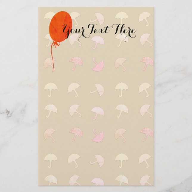 Niedliche rote briefpapier (Vorderseite)