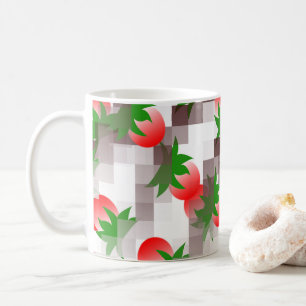 Niedliche Rote Kirschen Kaffeetasse