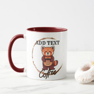 Niedliche rote Panda Tiere Kaffee Tee Custom Shop  Tasse