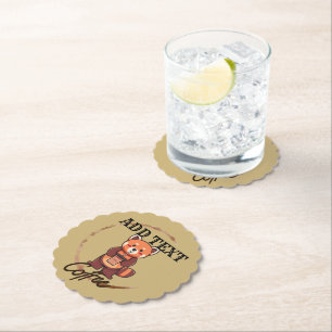 Niedliche rote Panda Tiere Kaffee Tee Custom Shop Untersetzer