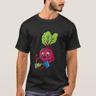 Niedliche Rote-Rüben-Garten-Hobbygärtner T-Shirt
