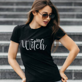 Niedliche Rotzunge Schwarz und Weiße Halloween T-Shirt