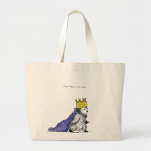 Niedliche Royal Penguin Leinwand Tasche