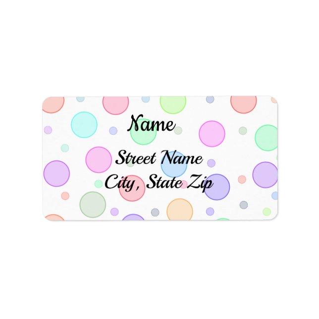 Niedliche Rücksendeadressen-Aufkleber Adressaufkleber (Vorne)