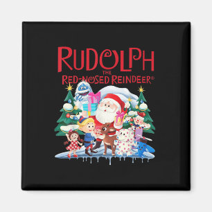 Niedliche Rudolph The Red Nosed Rentier Christmas Magnet