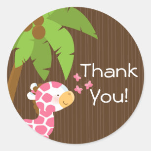 Niedliche Runder Aufkleber