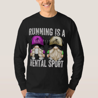 Niedliche Runners Gnome Couple Funny Running ist e T-Shirt