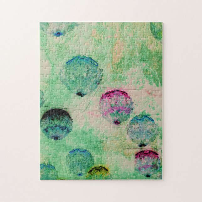 Niedliche, rustikale, digitale Rundpinselstriche (Vertikal)