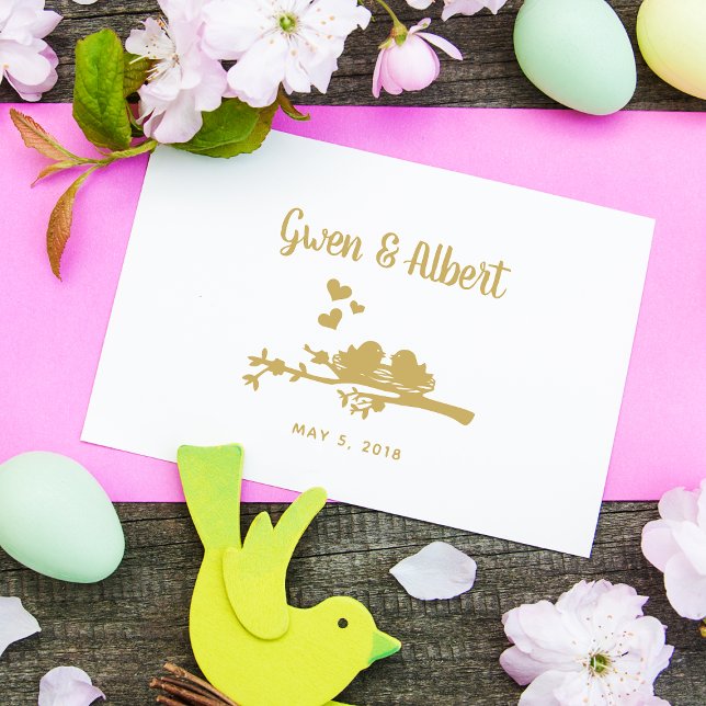 Niedliche Rustikale Hochzeitssaison Gummistempel (Von Creator hochgeladen)