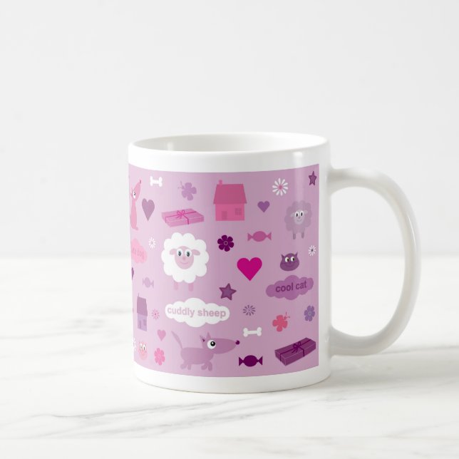 Niedliche Sachen für Mädchen-Tasse Kaffeetasse (Rechts)