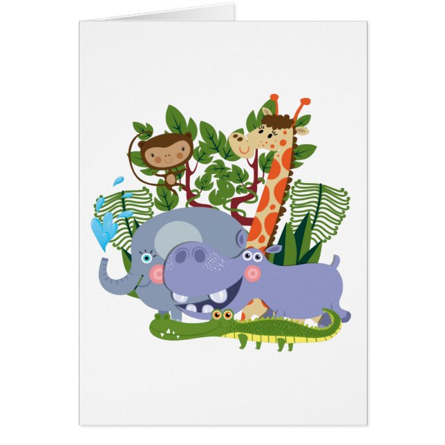 Niedliche Safari-Tiere (Vorne)