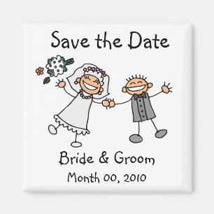 Niedliche Save the Date Magneten Magnet