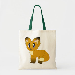 Niedliche schäbige kleine Fox-Taschen-Tasche Tragetasche