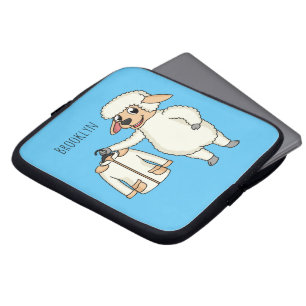 Niedliche Schafe mit Cartoon Laptopschutzhülle