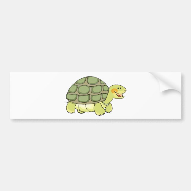 Niedliche Schildkröte Autoaufkleber (Vorne)