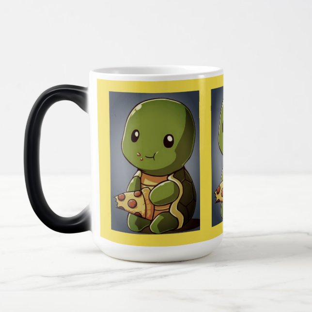 niedliche Schildkröte-Tasse Verwandlungstasse (Links)