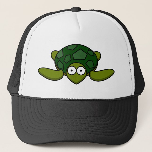 Niedliche Schildkröte Truckerkappe (Vorderseite)