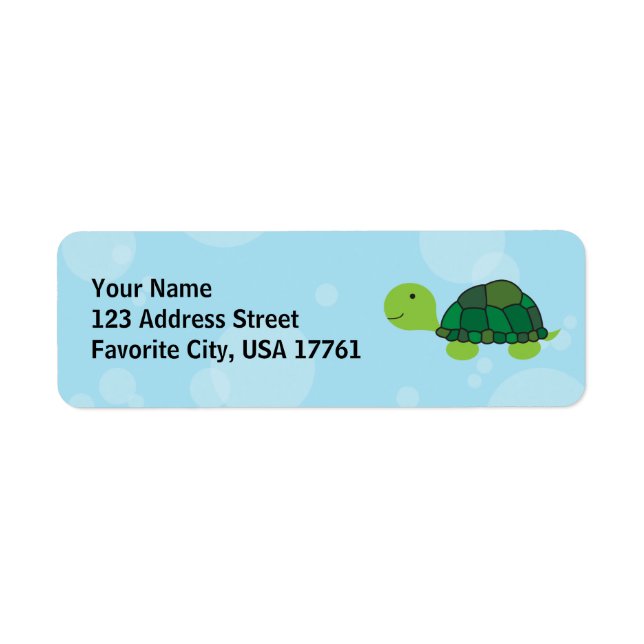 Niedliche Schildkrötenadressen (Vorne)