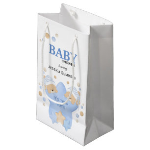 Niedliche Schlafteddy Bears Twin Baby Boys Dusche Kleine Geschenktüte