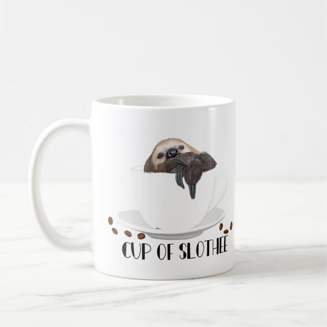 Niedliche Schlampe - Cup of Slothee Kaffeetasse (Links)