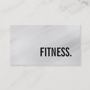 Niedliche Schlichte Fitness-Visitenkarte Visitenkarte