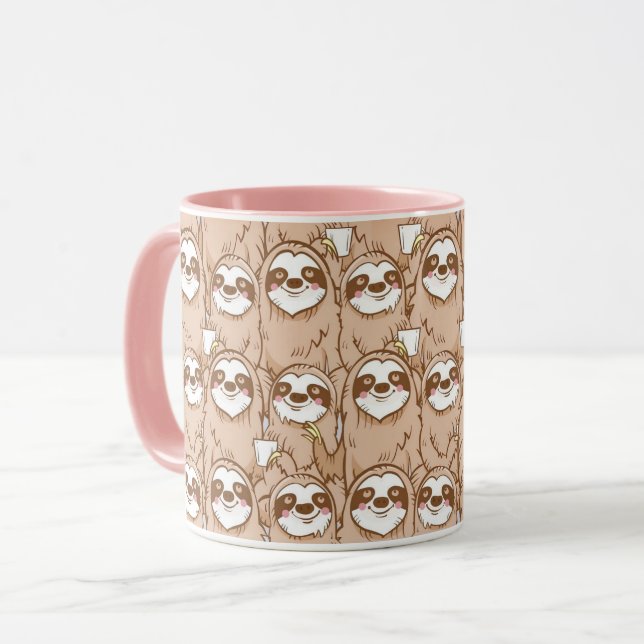 Niedliche Schlitze Tasse (Vorderseite Links)