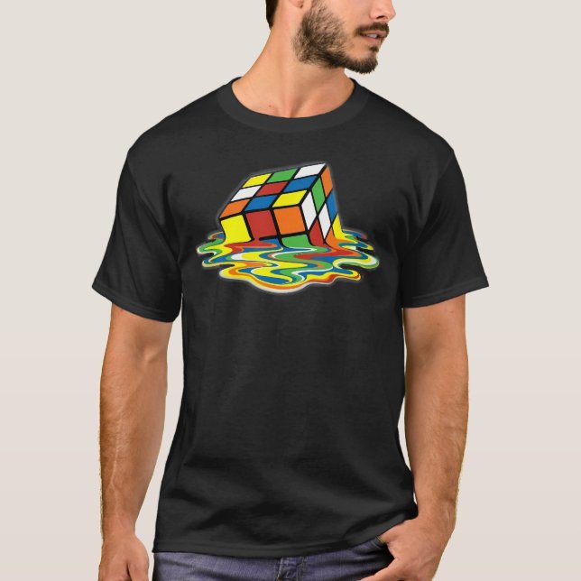 Niedliche Schmelze Würfel T Shirt - Geschenk für M (Vorderseite)