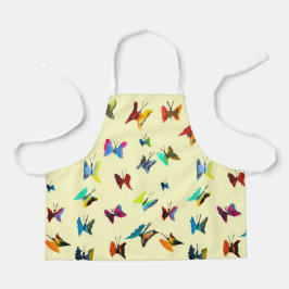 Niedliche Schmetterlinge Aquarellkunst Schürze