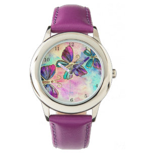 Niedliche Schmetterlinge - Armbanduhr