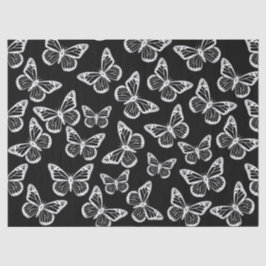 Niedliche Schmetterlinge Elegantes Chic-Muster Sch Seidenpapier