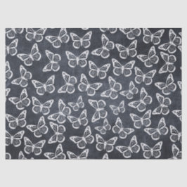 Niedliche Schmetterlinge Elegantes Chic Muster Wei Seidenpapier