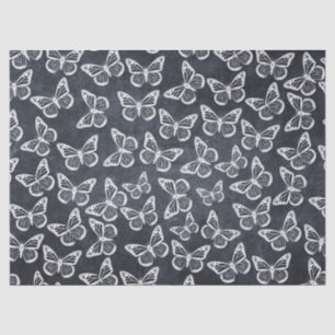 Niedliche Schmetterlinge Elegantes Chic Muster Wei Seidenpapier