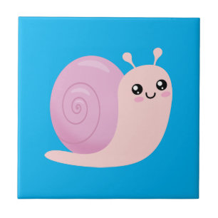 Niedliche Schnecke Fliese