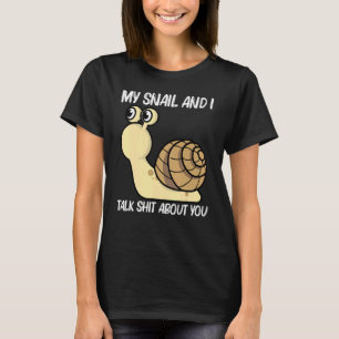 Niedliche Schnecke für Männer Süßwasserjacke T-Shirt