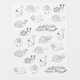 Niedliche Schneckebabydecke - Baby- und Babydecke